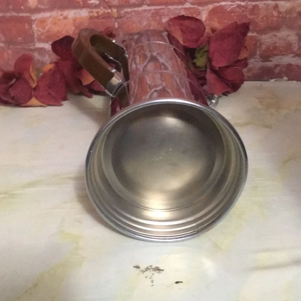 Antique 1939s Art Deco Bakelite Handle Chrome Cocktail Shaker